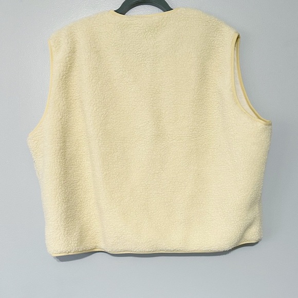 NWT American Vintage Hoktown sherpa Vest in Ecru Size M/L - Picture 11 of 11
